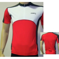 Maillot Junior M.Courtes ONDABIKE ZIP JERSEY Rouge Taille 14ans