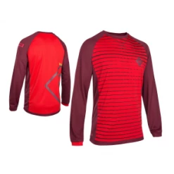 Maillot Manches Longues ION SCRUB Rouge T. M/L