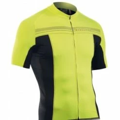 Maillot NORTHWAVE EVOLUTION Jersey Manches Courtes T. L Noir/Jaune