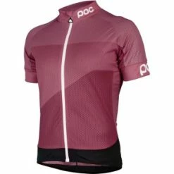 Maillot POC FONDO GRADIENT LIGHT JERSEY Rouge Manches Courtes T. L