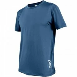 Maillot POC RESISTANCE ENDURO LIGHT TEE Bleu Manches Courtes T. S
