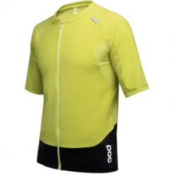 Maillot POC RESISTANCE PRO ENDURO TEE Jaune Manches Courtes T. S/M/L