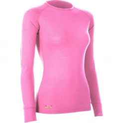 Maillot Thermique Femme MIZUNO STRETCH U/SHIRT L/S Rose T. M/L
