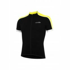 Maillot ZERO RH+ Prime Jersey Manches Courtes T. L Noir/Jaune Fluo