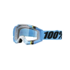Masque 100% ACCURI Goggle Blue Crystal - Clear Lens