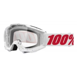 Masque 100% ACCURI Goggle Skylar White - Clear Lens