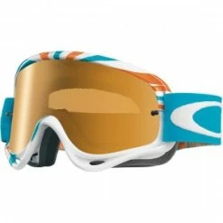 Masque OAKLEY O FRAME MX Shockwave Orange Bleu Fire Iridium + Clear Lens