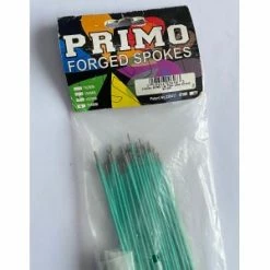 Pack De 50 Rayons PRIMO Forged Spokes Acier / 186mm Vert (BMX 20")