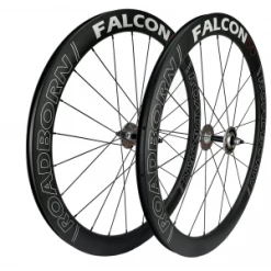 Paire De Roues Piste ROADBORN FALCON 50 Carbone à Pneu 700 100/120mm